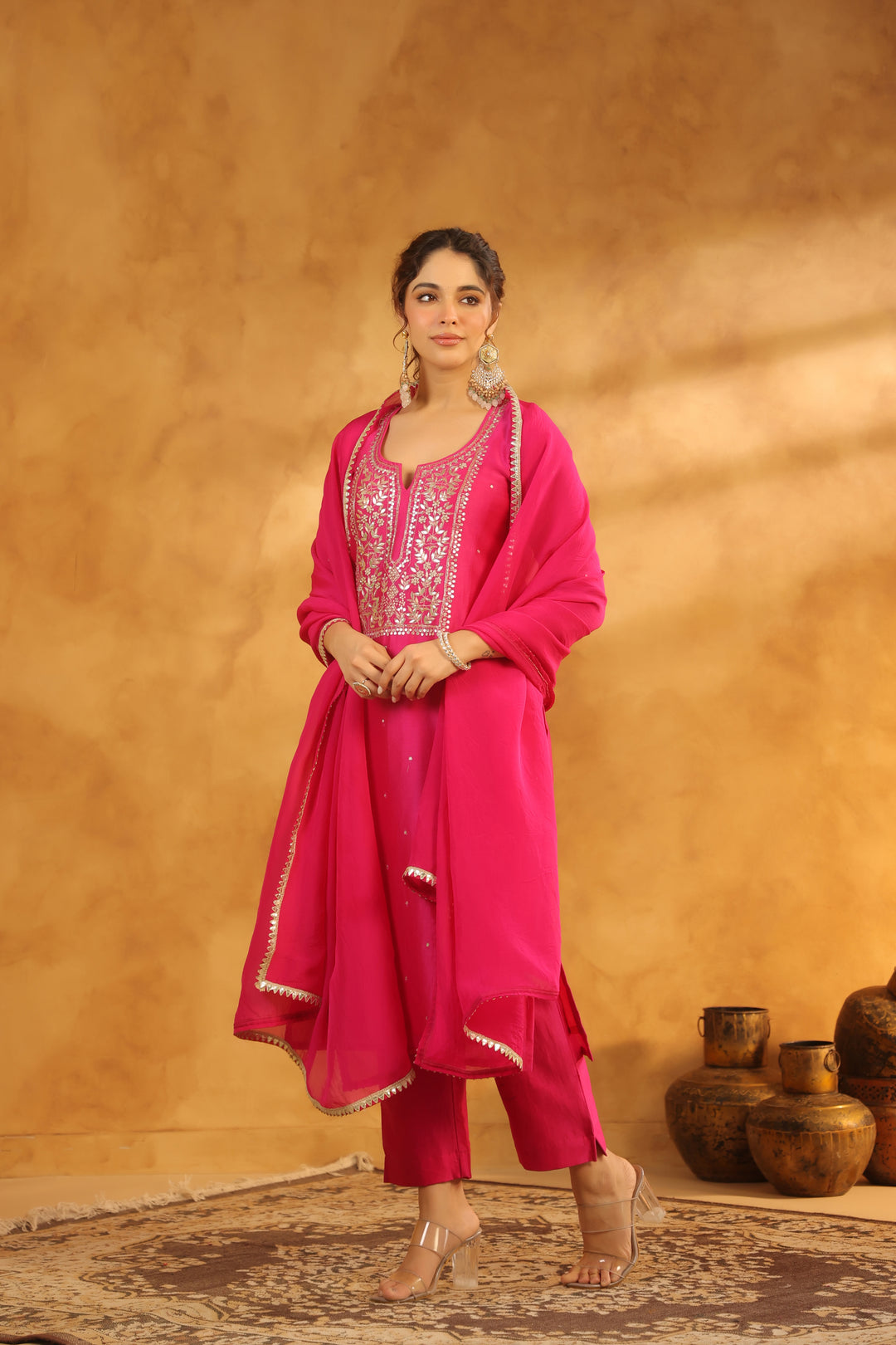 Aparna rani chanderi suit set