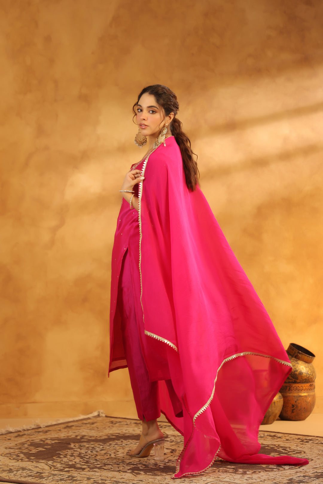 Aparna rani chanderi suit set