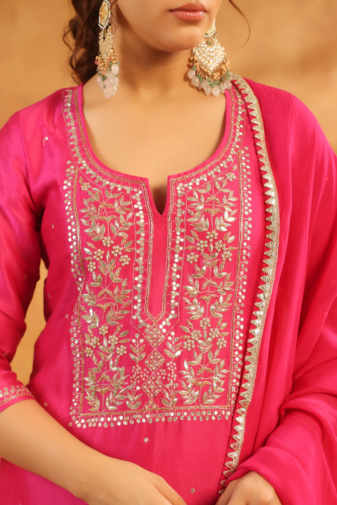 Aparna rani chanderi suit set