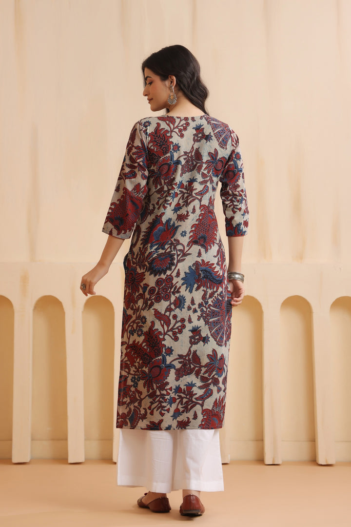 Aarya Cream Cotton Kurta