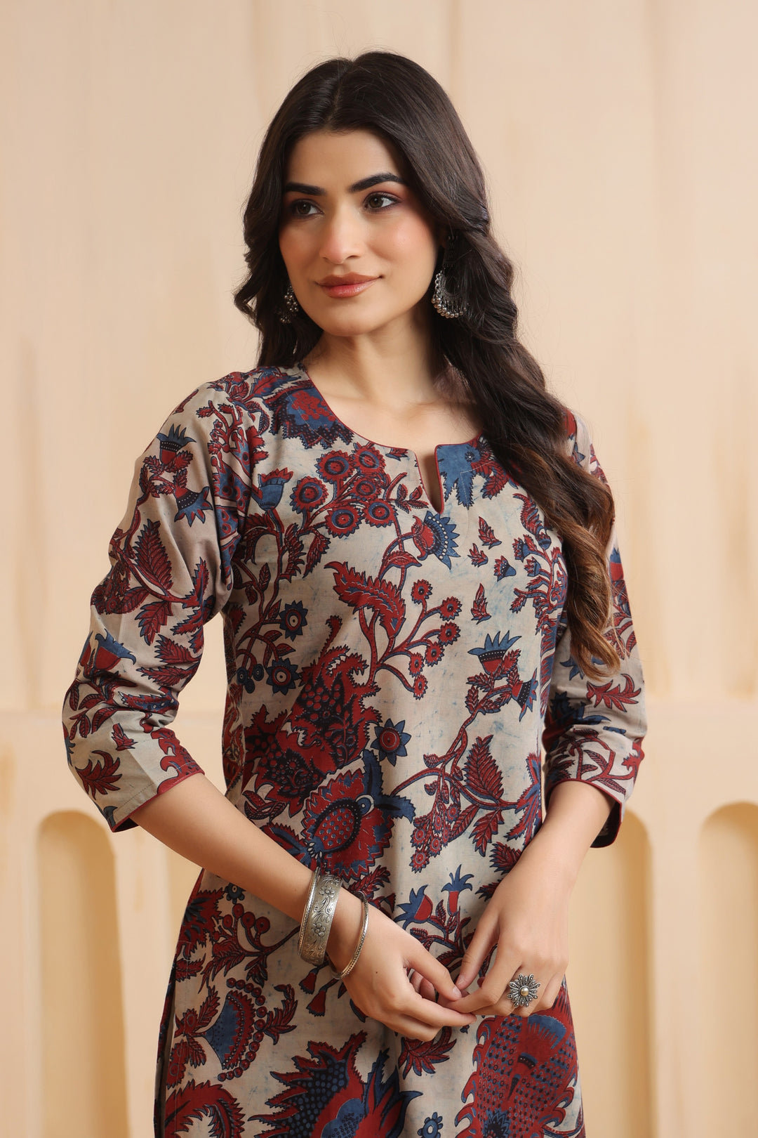 Aarya Cream Cotton Kurta