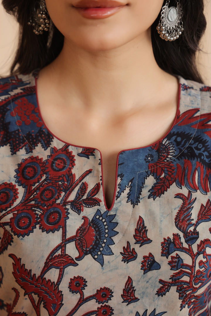 Aarya Cream Cotton Kurta