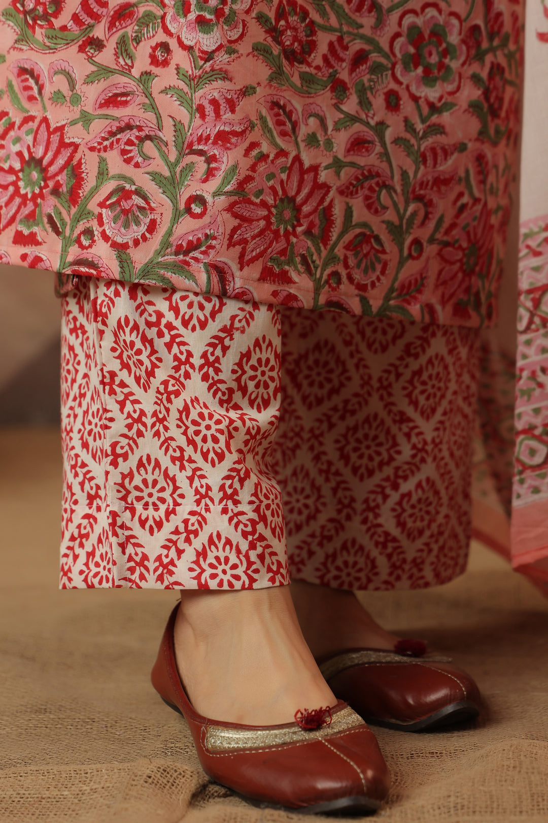 Vishakha Cotton Bagru Suit Set