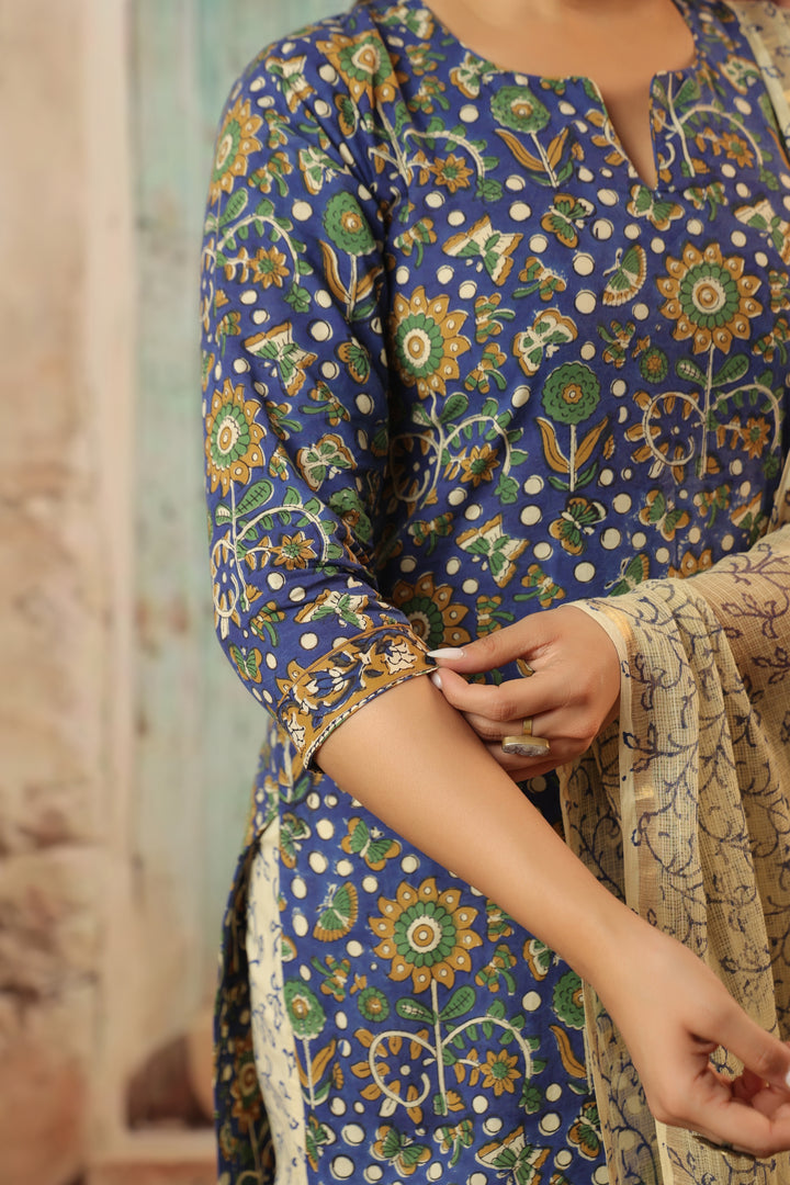 Surmayi Bagru Cotton Suit Set
