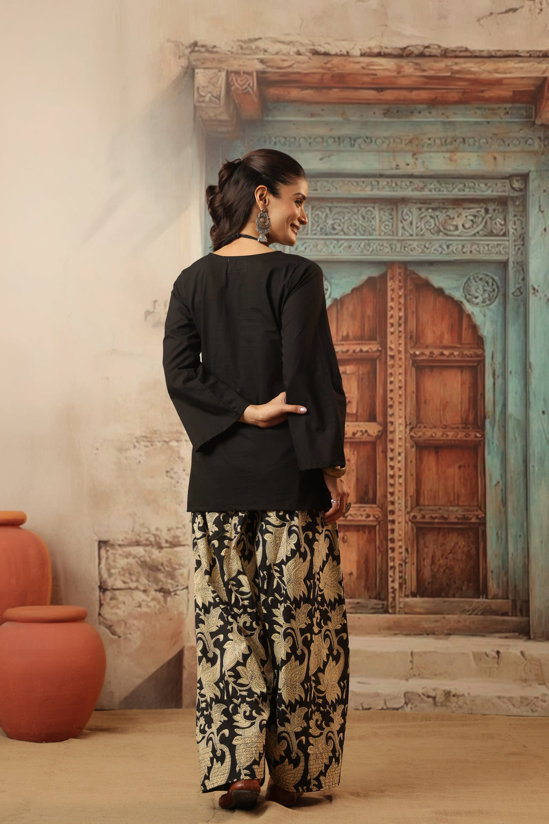 Black Farshi Salwar Set