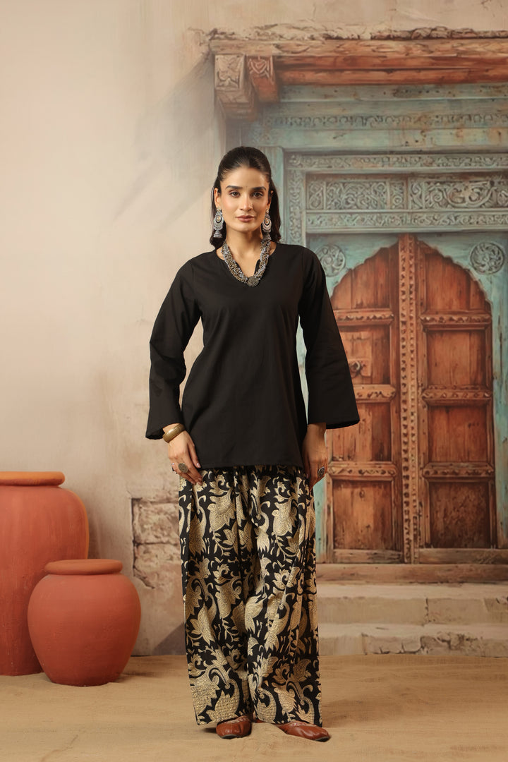 Black Farshi Salwar Set