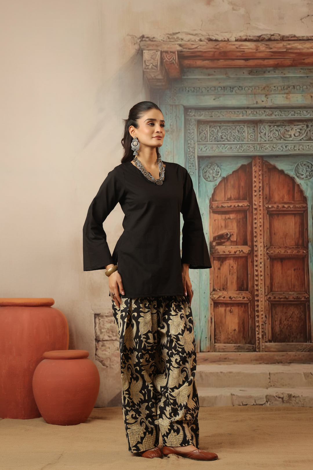 Black Farshi Salwar Set