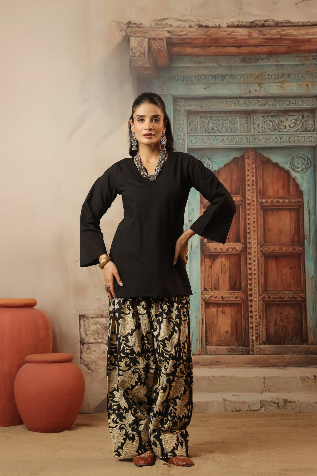 Black Farshi Salwar Set