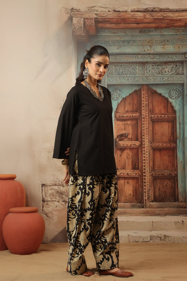 Black Farshi Salwar Set