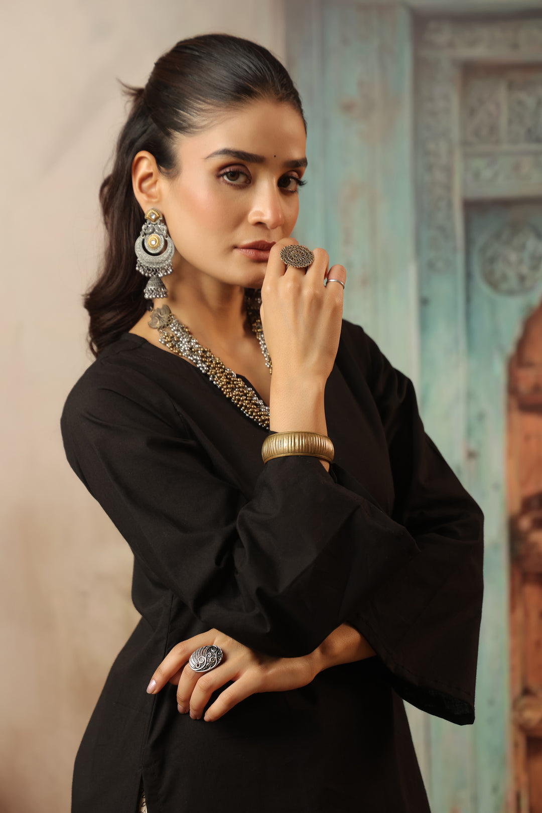 Black Farshi Salwar Set