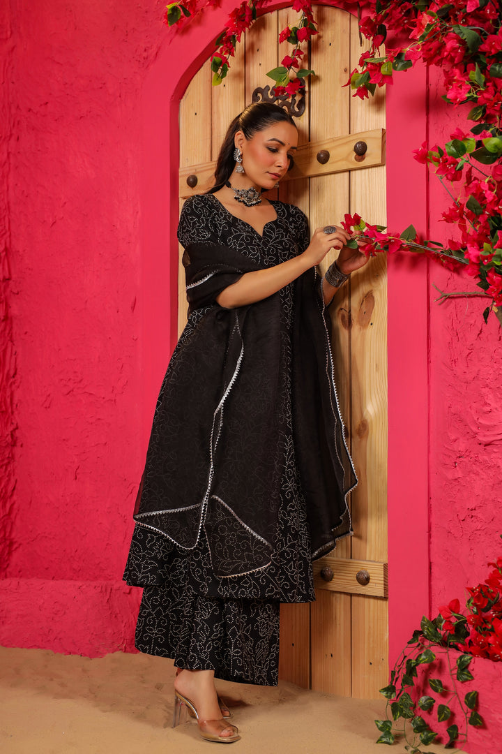 Fida Anarkali Cotton Suit Set