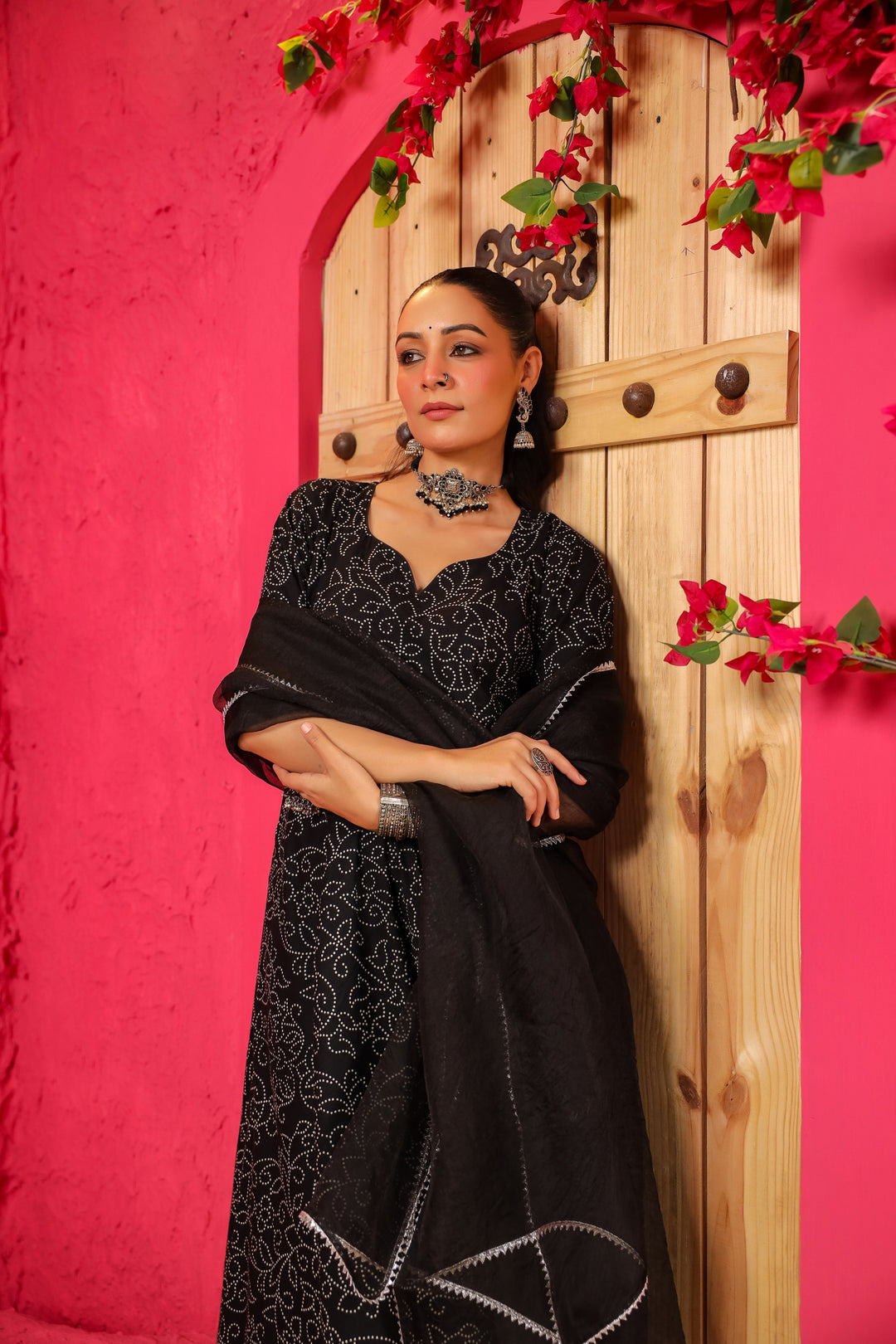 Fida Anarkali Cotton Suit Set