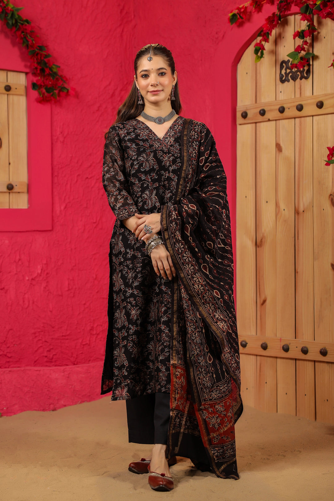 Kimaya Chanderi Suit Set