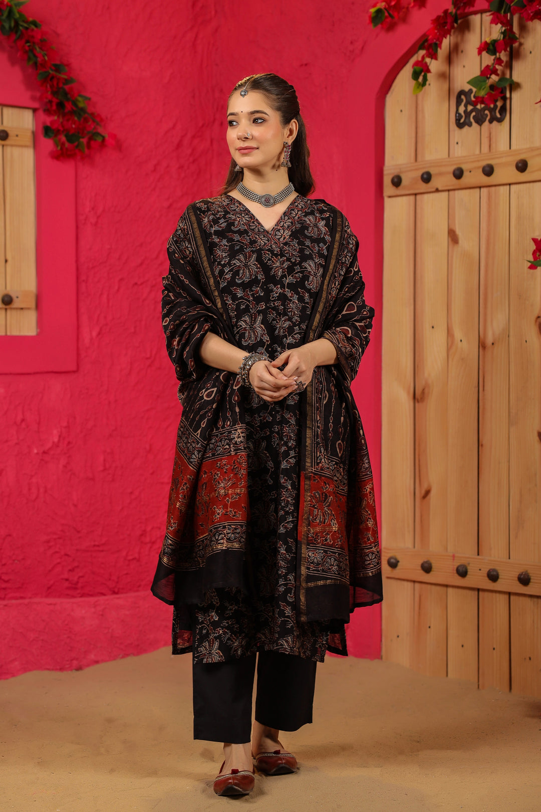 Kimaya Chanderi Suit Set