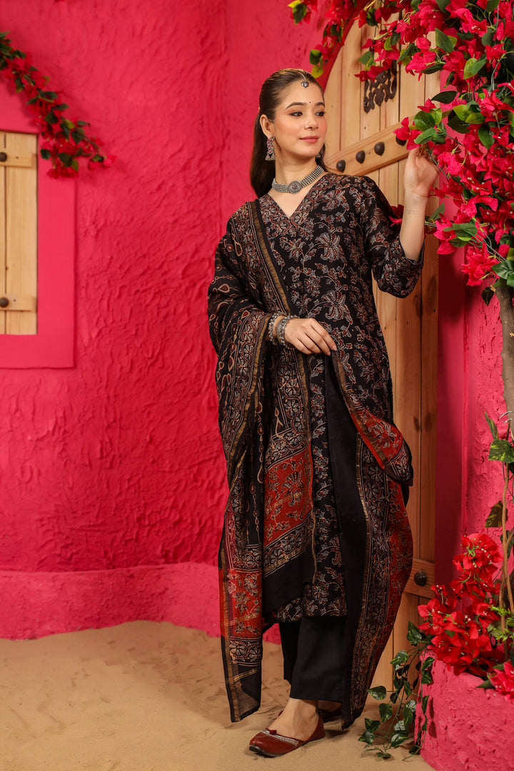 Kimaya Chanderi Suit Set