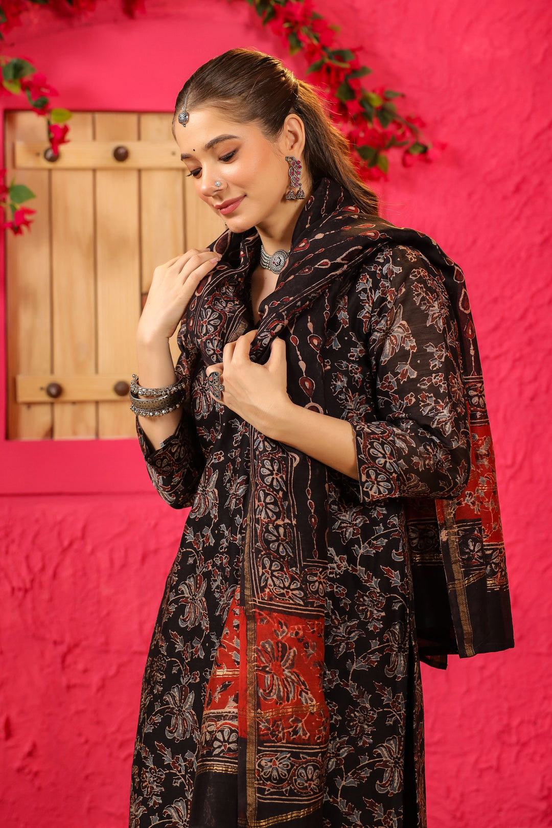 Kimaya Chanderi Suit Set