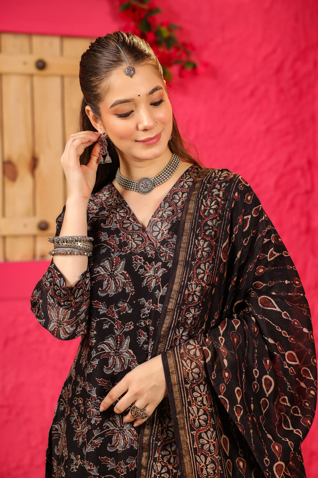 Kimaya Chanderi Suit Set