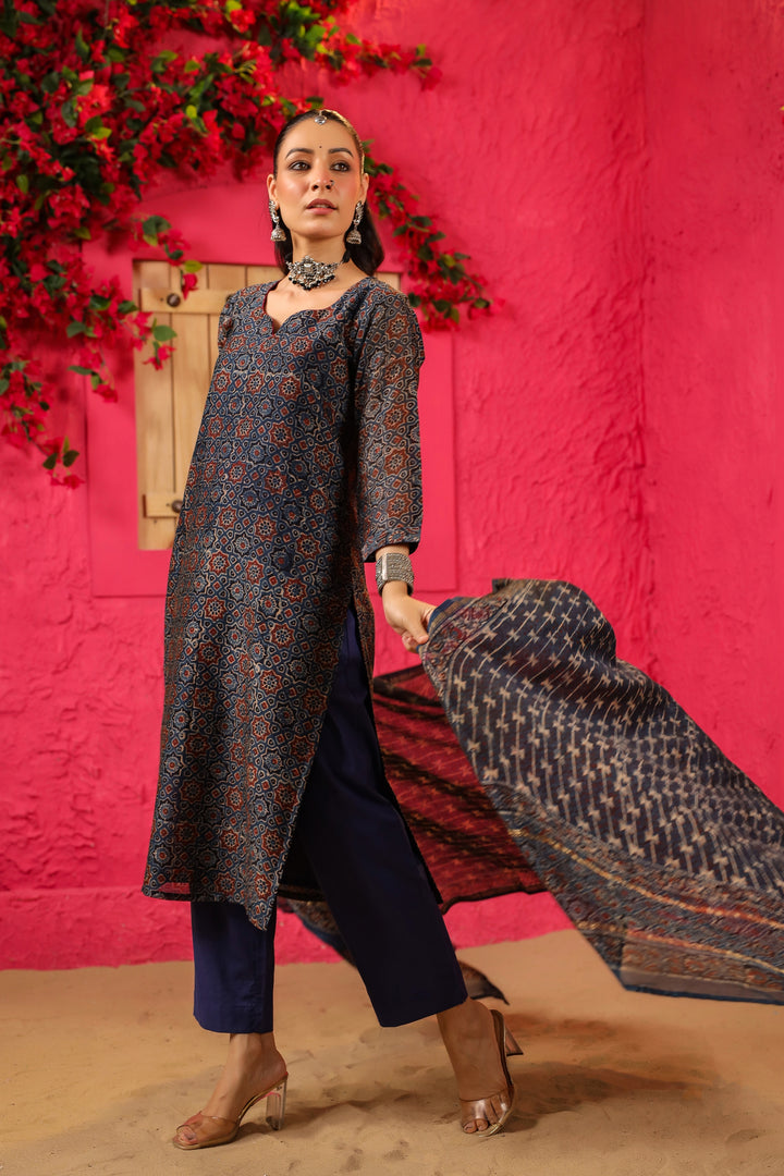 Inaya Chanderi Suit Set