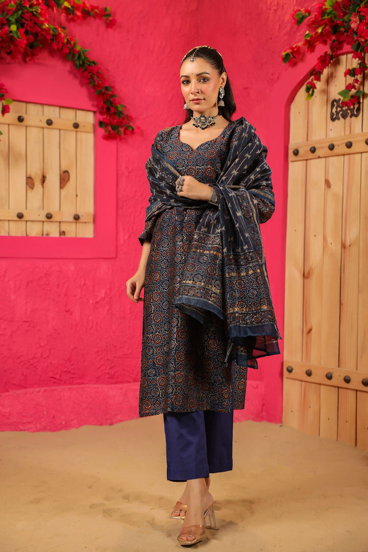 Inaya Chanderi Suit Set