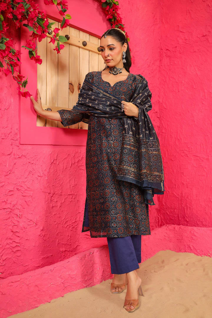 Inaya Chanderi Suit Set