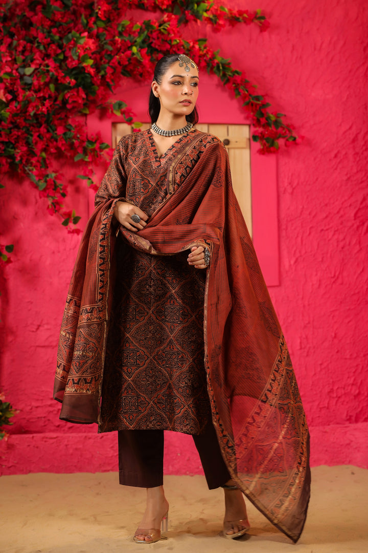 Noor Chanderi Suit Set