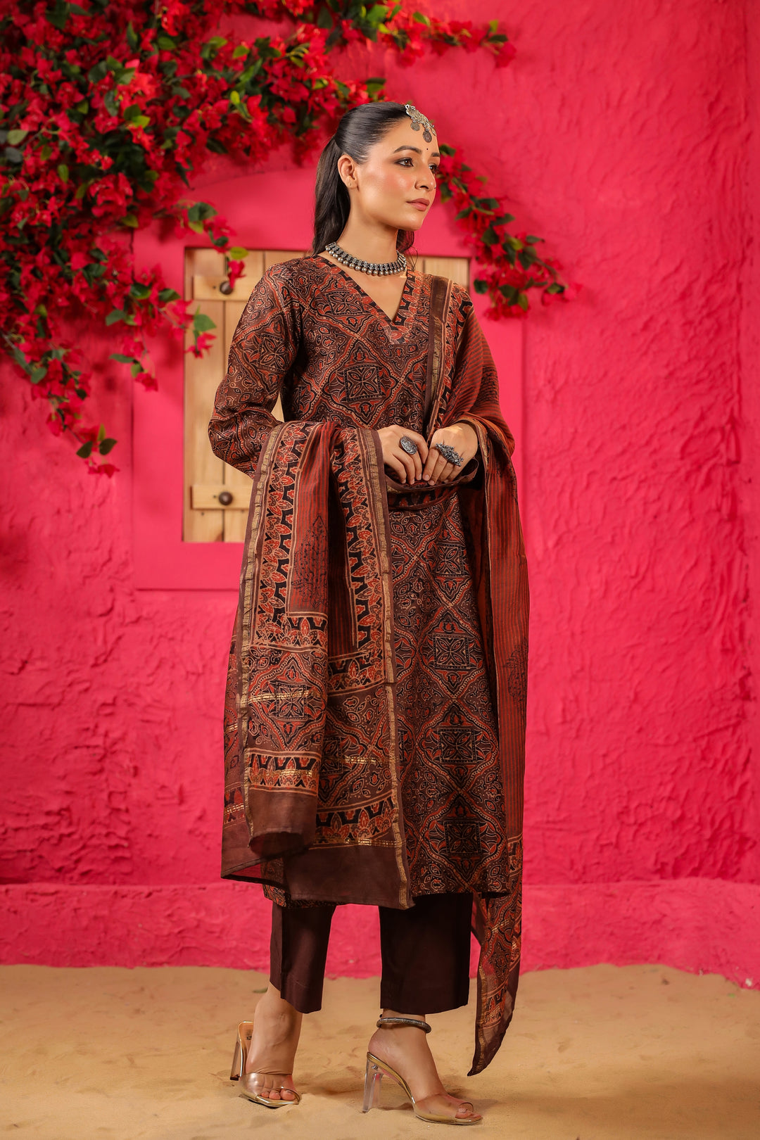 Noor Chanderi Suit Set