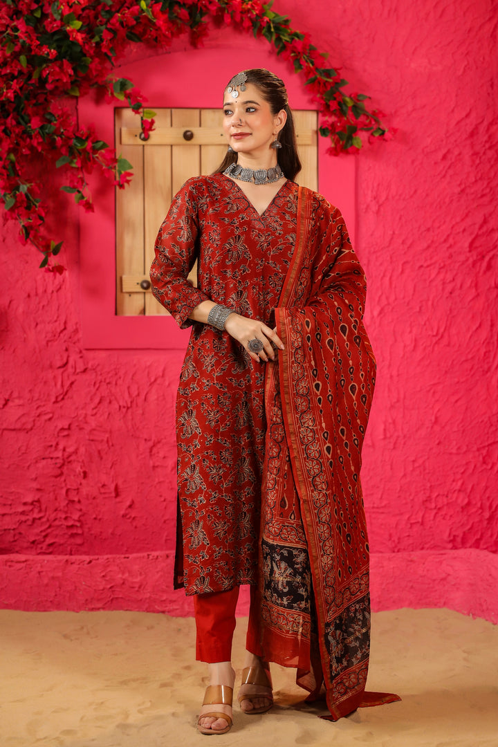 Falak Chanderi Suit Set