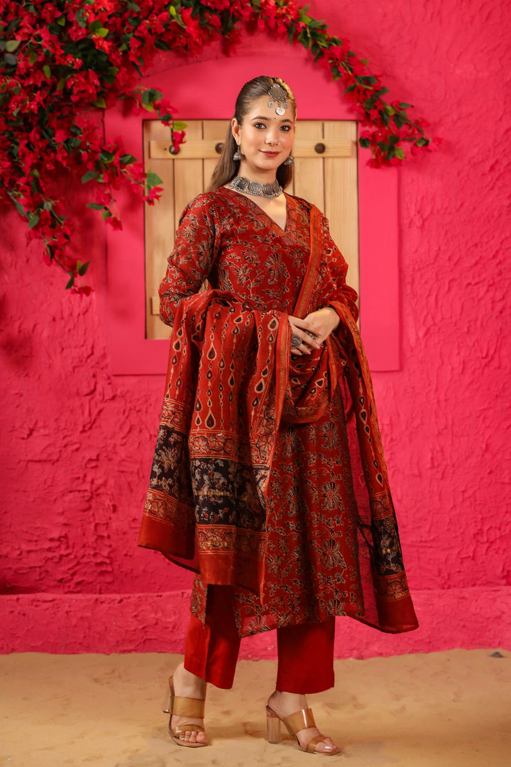 Falak Chanderi Suit Set