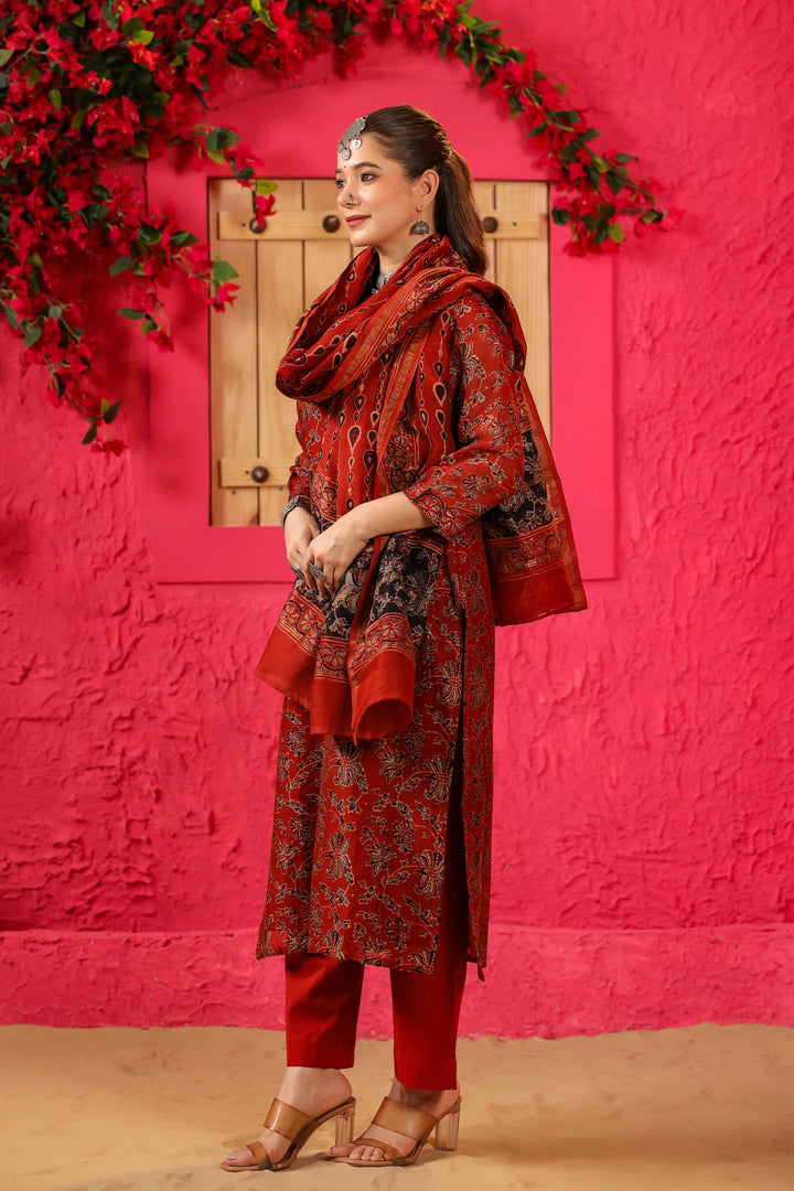 Falak Chanderi Suit Set