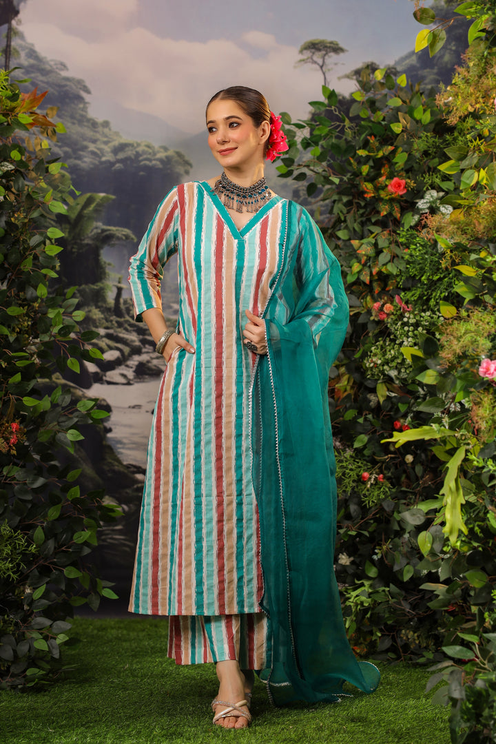 Zaheeda A-Line Kurta Set