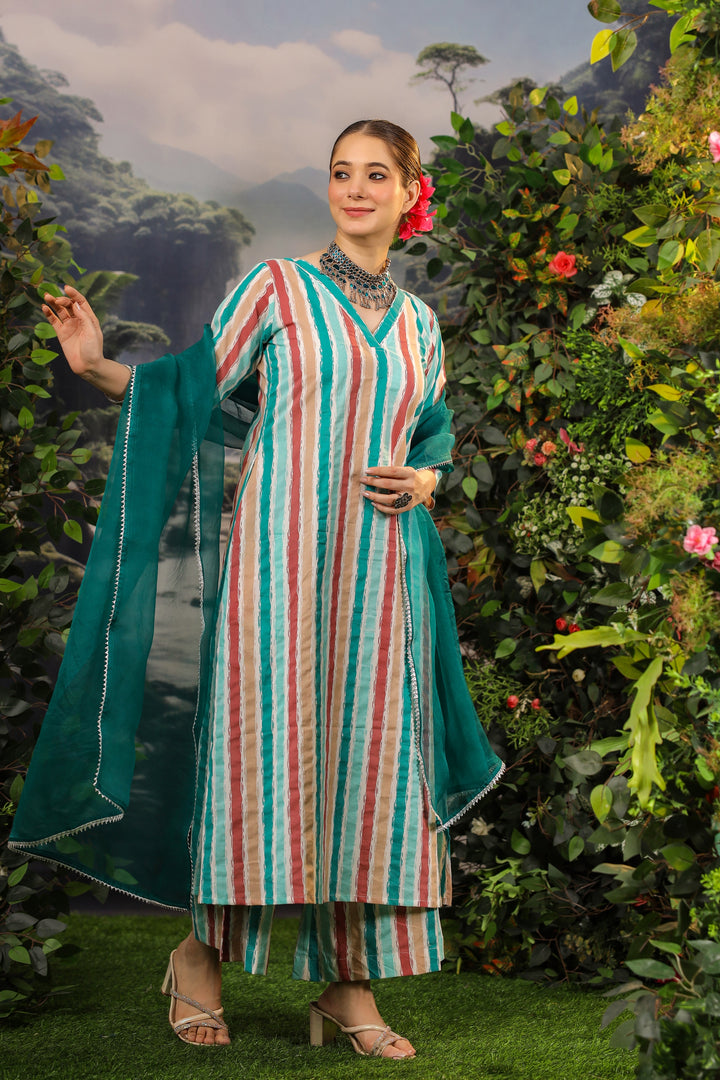 Zaheeda A-Line Kurta Set