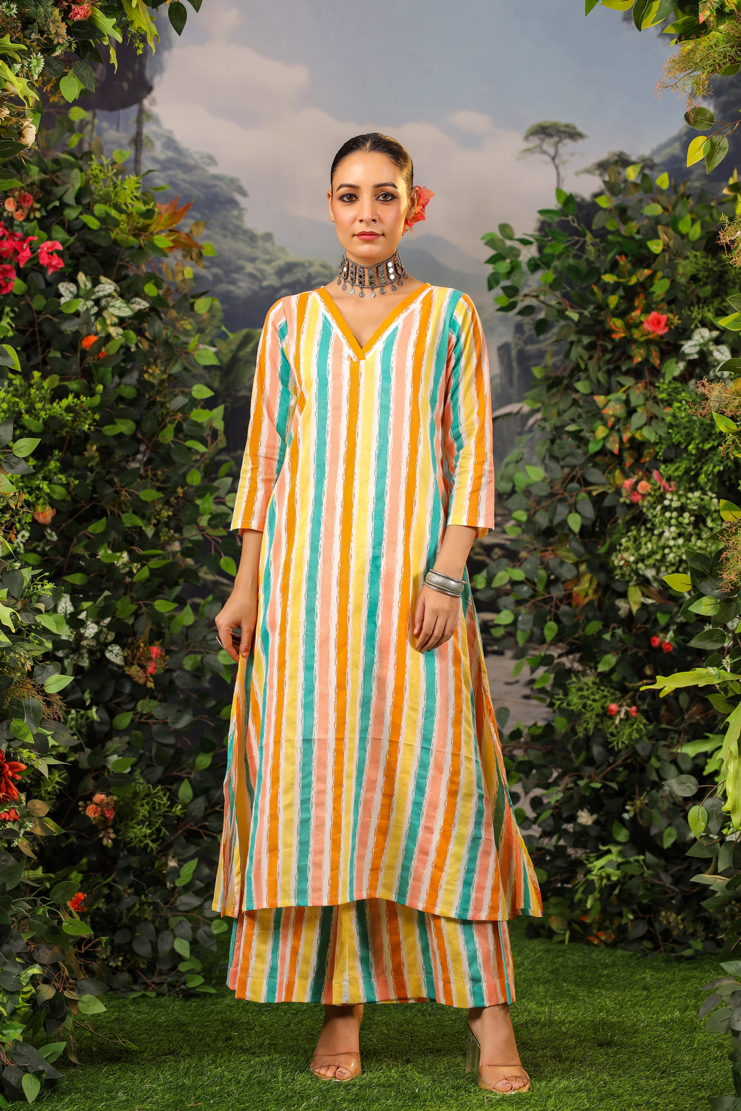 Farheen A-Line Kurta Set