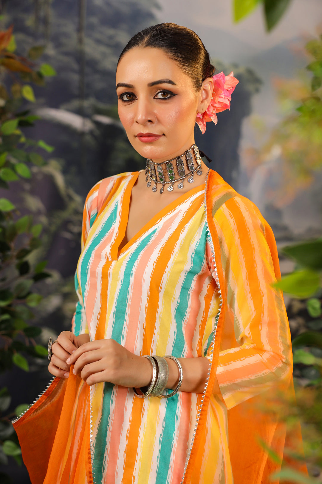 Farheen A-Line Kurta Set