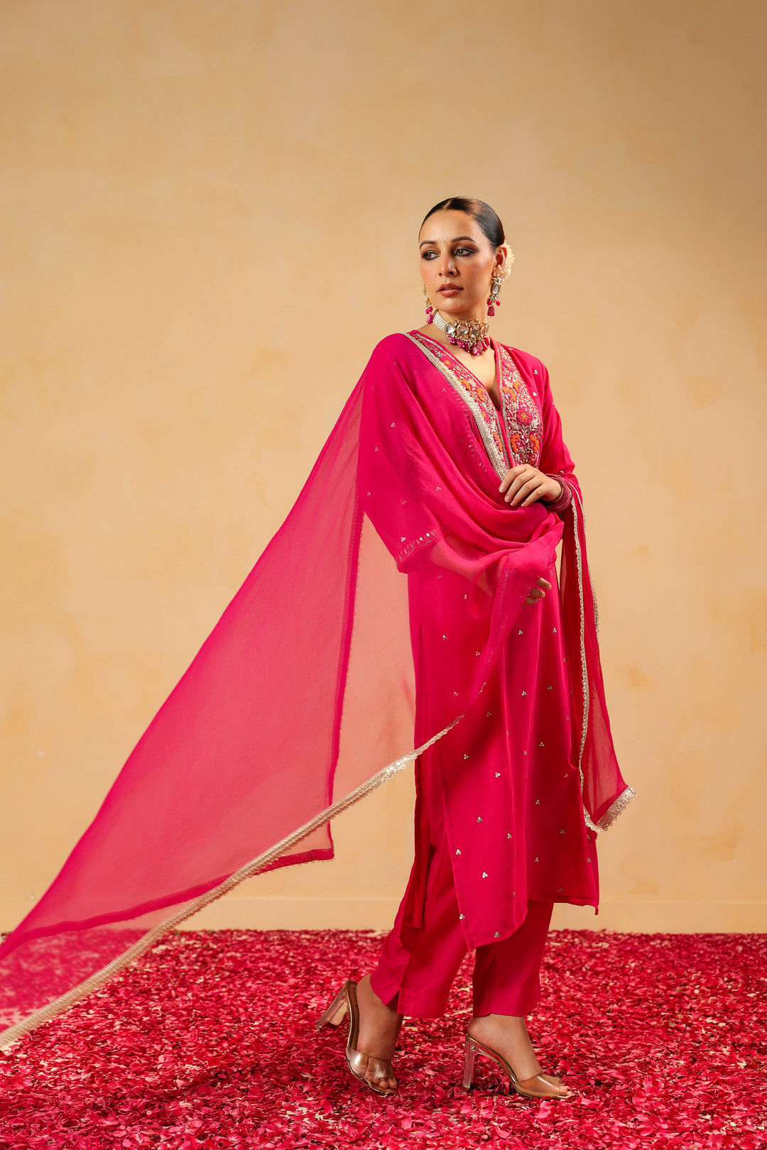 Shaurya Rani Georgette suit set