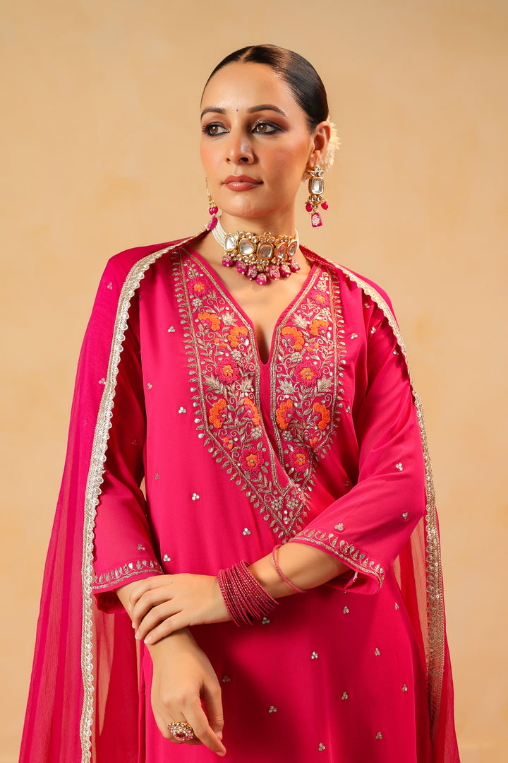 Shaurya Rani Georgette suit set