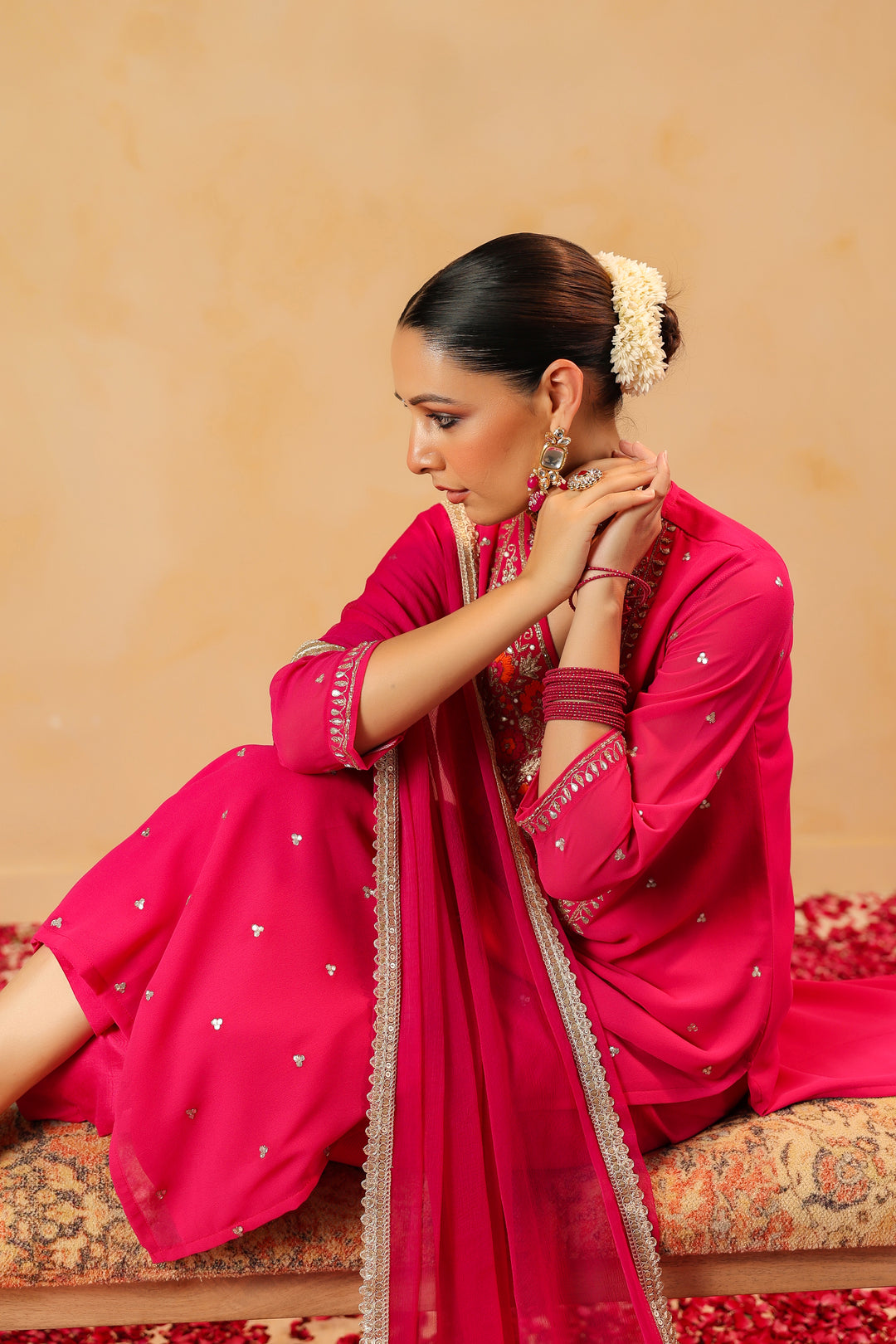 Shaurya Rani Georgette suit set