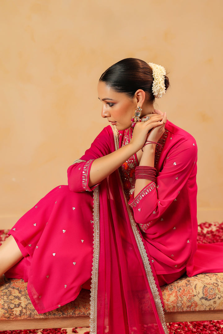 Shaurya Rani Georgette suit set