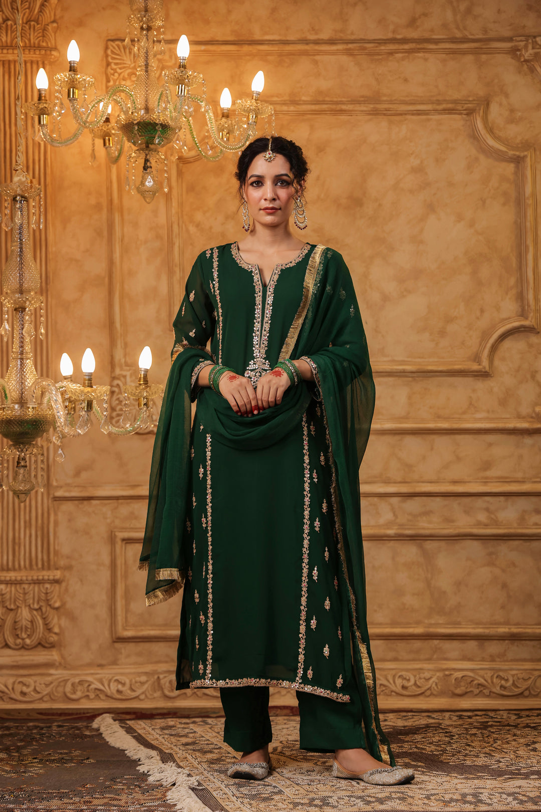 Ruhani Georgette Marodi Suit Set