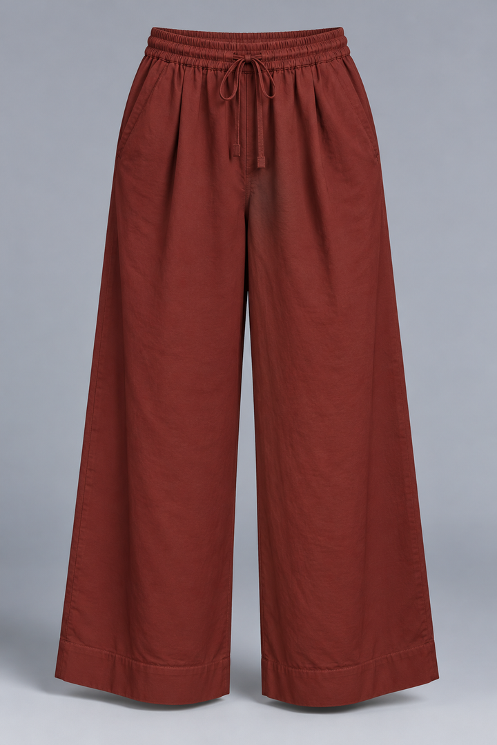 Maroon Women Palazzo Pants
