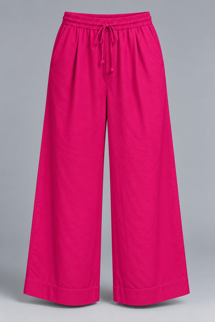 Maroon Women Palazzo Pants