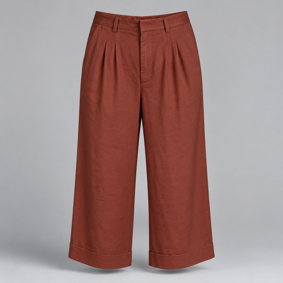 Black Women Linen Pants