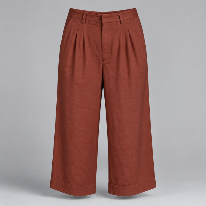 Black Women Linen Pants